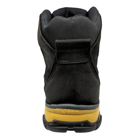 Bota Hombre De Senderismo Jeep 4506 Piel Nobuck Textil Negro