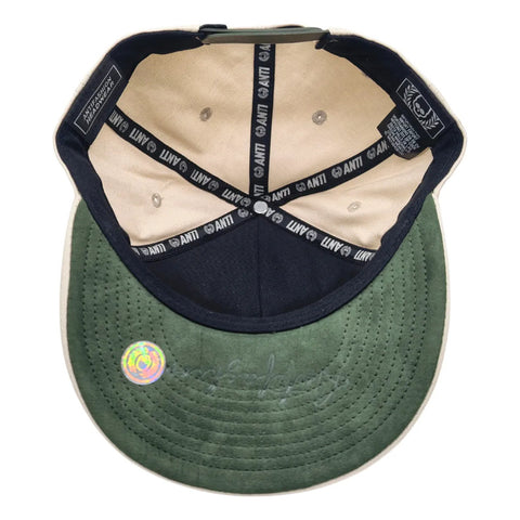 Gorra Antifashion Conejos Beige Verde Snapback 001
