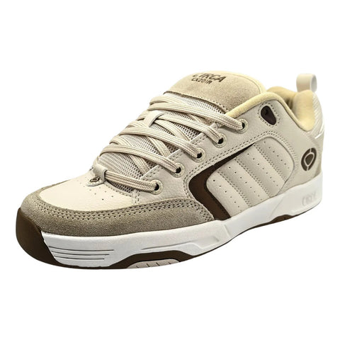 Tenis Skate Circa Retro  90s  Beige Cafe Resistentes Hombre