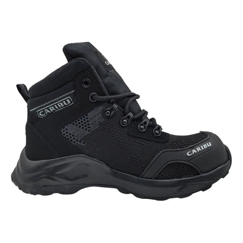 Botas Caribu 952d Negro Negro Con Casco Trabajo Dama