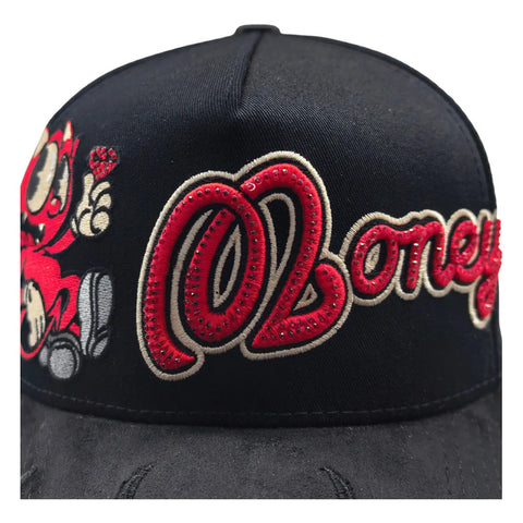Gorra Cash Only Devil Money 006 Negro Snapback Unisex