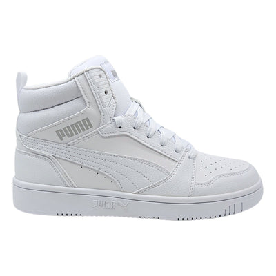 Tenis Juniors Puma Rebound V6 Mid Jr Blanco 393831 05 Joven 22 Al 25