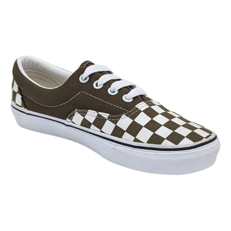 Tenis Vans Era Vn0a4bv4vxi Café-cuadros Unisex