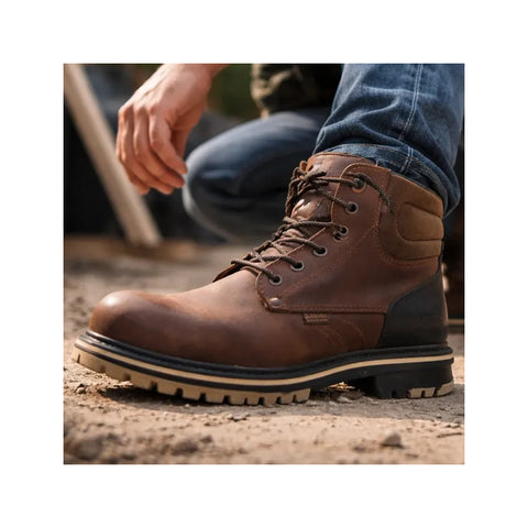 Bota De Trabajo Para Hombre Con Agujeta Establo 509 Original