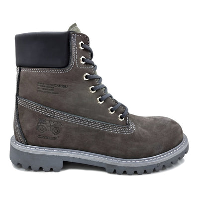 Bota Caribu 784 Nobuck Gris De Montaña-hombre