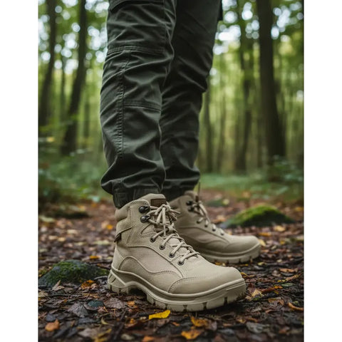 Botas Tactica Hombre Policia Militar Senderismo Trabajo 4264