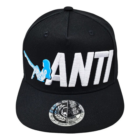 Gorra Antifashion Blue Woman Negro Snapback 005