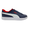 Tenis Puma Smash V2 L 39203104 Semipiel Azul Juvenil