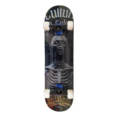Patineta Antifashion Antiskull 2 Negro Profesional Unisex