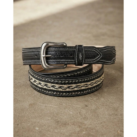 Cinturon Vaquero Hombre Piel Vacuno Bordado Mod: 123 Establo