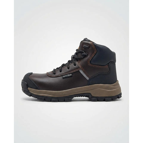 Botas Duty Gear 7827 Trabajo Café Con Casco Hombre