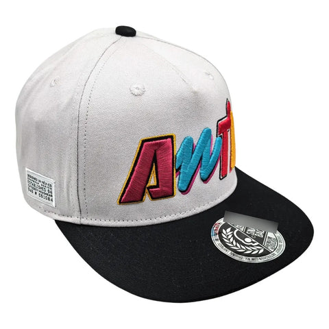 Gorra Antifashion Anti Colores Beige Negro Snapback 004