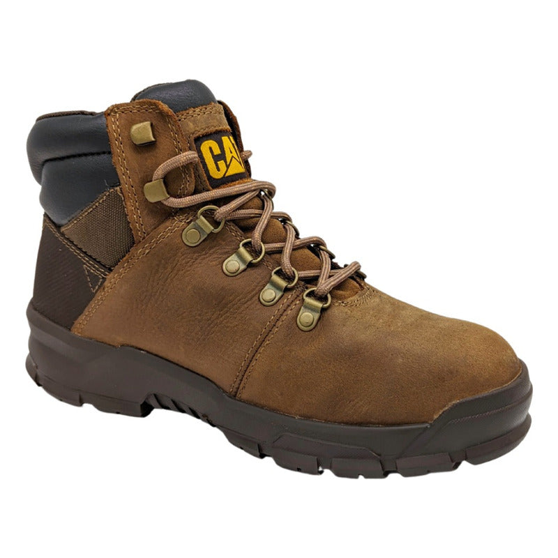 Botas Cat Charge Wp Café Con Casco Para Hombre P91317