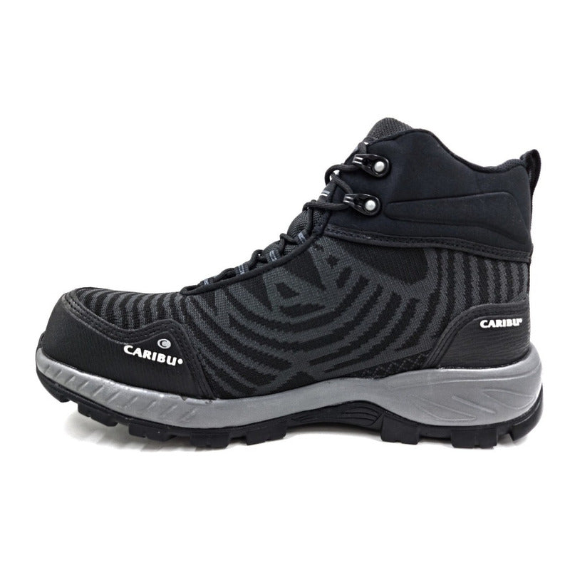 Bota Caribu 340 De Trabajo Con Casco Pp Negro/gris-hombre