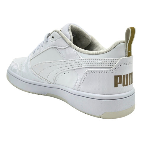 Tenis Puma Urbano Juvenil Estilo 40351301 Blanco Casual, Ligeros, Cómodos De Uso Diario