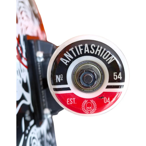 Patineta Antifashion Xolo  Negro-blanco Profesional Unisex