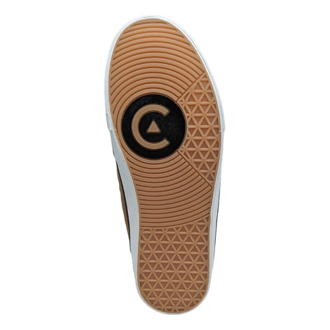 Tenis Skate Core Feebie Piel Camel 179035 Para Hombre