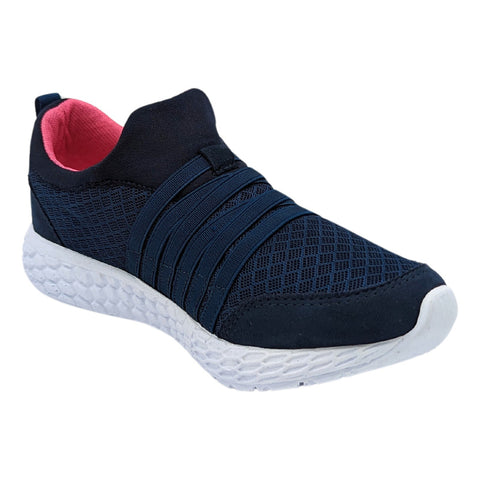 Tenis Jessy Love Slipon Marino-fiusha E-2005 Para Mujer