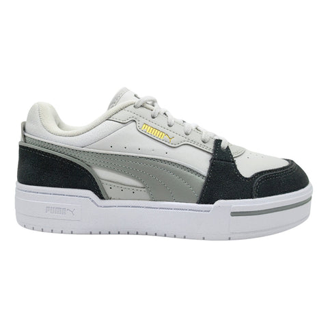 Tenis Puma Ca Pro Lux Lll Unisex 398456 02 Blanco Y Gris Edicion Especial Cuenta Con Llavero Puma