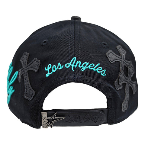 Gorra Cash Only Felix La 018 Negro Snapback Unisex Negro Snapback Bordado