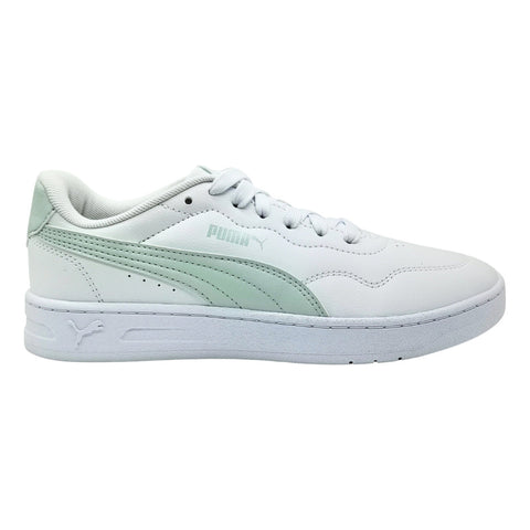 Tenis Puma Court Lally Urbano Blanco Verde 400367 06 Para Mujer