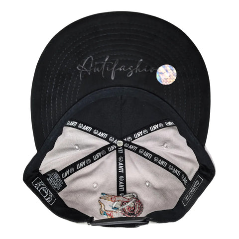 Gorra Antifashion Anti Colores Beige Negro Snapback 004