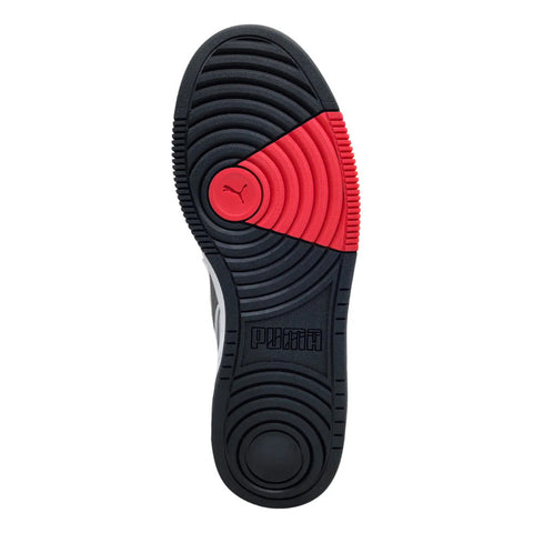 Tenis Puma Rbd Break Mid Blanco Negro Rojo 402413 07 Hombre