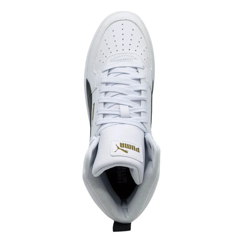 Tenis Puma Caven 2.0 Mid Blanco Negro 392291 03 Dama