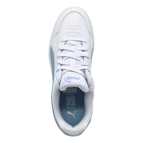 Tenis Pumacourt Lally Skye Blanco Azul Cielo 400368 19 Dama