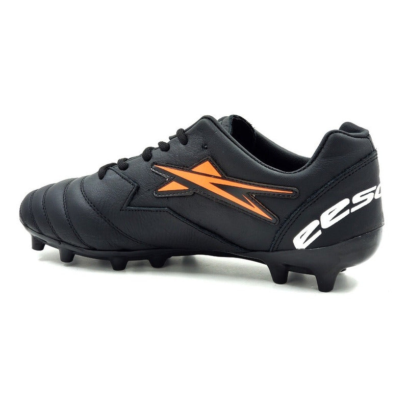 Zapato De Futbol Soccer Para Hombre Eescord 8021 Neg/naranja