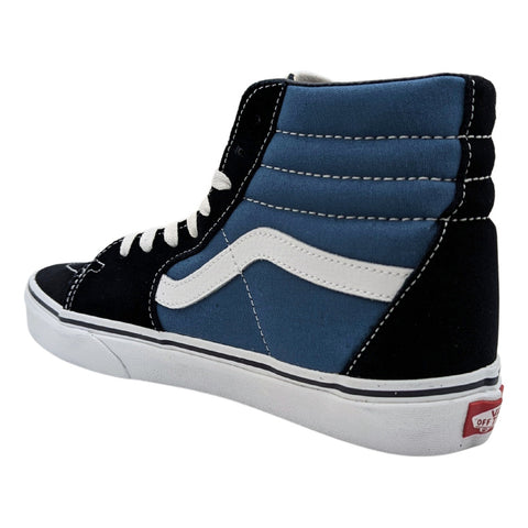 Tenis Vans Sk8-hi Negro Azul Bota Lona Gamuza Vn000d5invy Hombre
