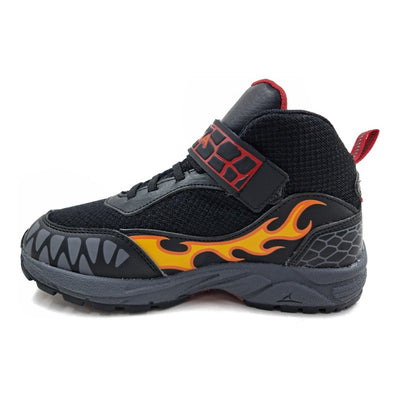 Tenis Niños Pirma 1307 Outdoor Negro Rojo Dragon Talla 18-21