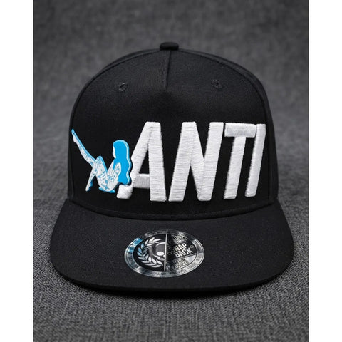 Gorra Antifashion Blue Hombre Negro Snapback 005