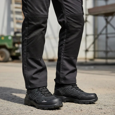 Botas Caribu 340 Negro Total Con Casco Trabajo Hombre