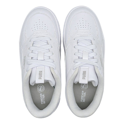 Tenis Puma Karmen Ps Blanco Niñas Casual Caminar Plataforma Moda 388421 01