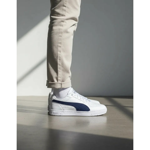 Tenis Puma Caven Para Hombre Clasico 404484 14 Blanco Marino