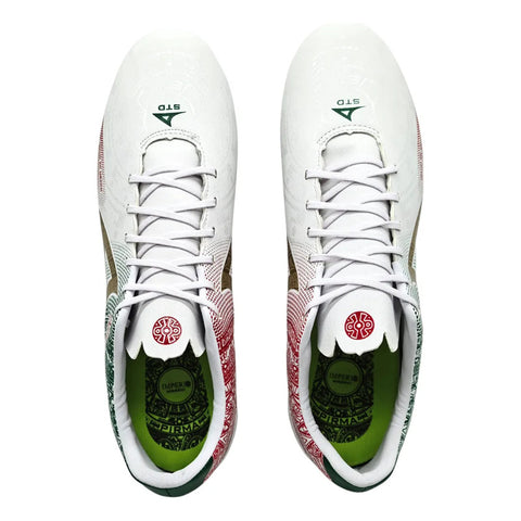 Zapatos Futbol Soccer Pirma 3066 Verde Tachos Mundial Hombre Blanco 8.5 Mx