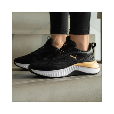 Tenis Puma Softride Sera Mujer 311208 01 Negro Oro Dama