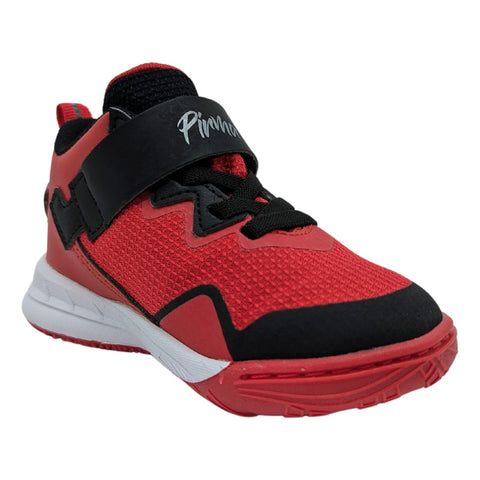 Tenis Pirma Básquet Rojo-negro Tallas Pequeñas 2018 15 Al 21.5