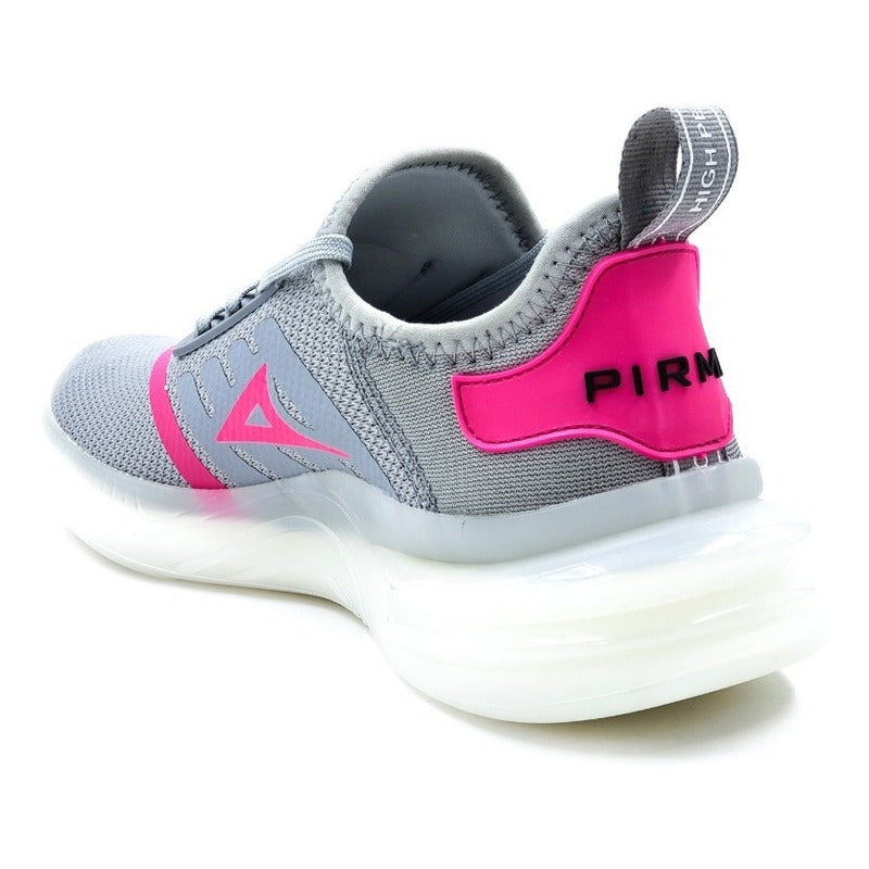 Tenis Pirma 5015 Urbano Gris/rosa-mujer