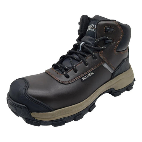 Botas Duty Gear 7827 Trabajo Café Con Casco Hombre
