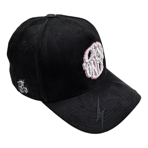 Gorra Cash Only Pink Cloud 002 Negro Snapback Unisex
