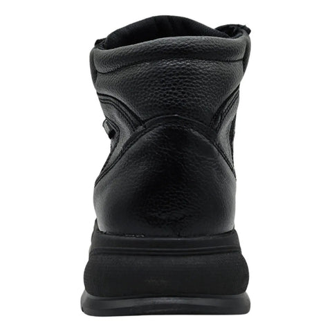 Bota Negro De Piel Para Caballero Confort Romanos 7886