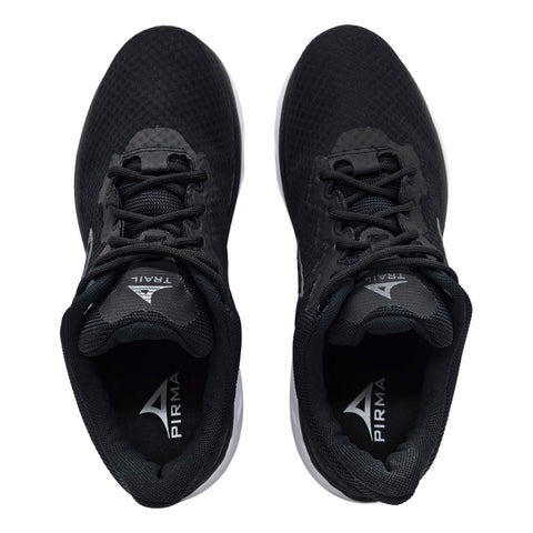 Tenis Pirma Originales Hombre Running Deportivos Entrenamiento Negro Blanco 8016 Talla 25 Al 29.5 Cm