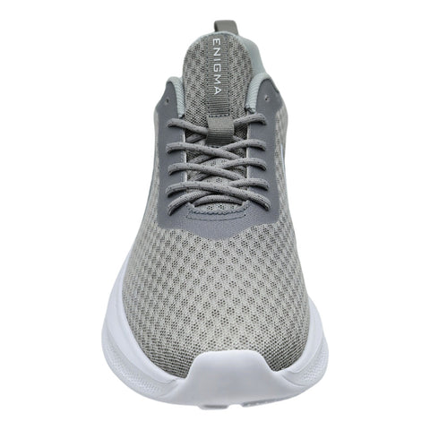 Tenis Pirma Originales Hombre Flexibles Para Correr Gris Y Blanco 8019