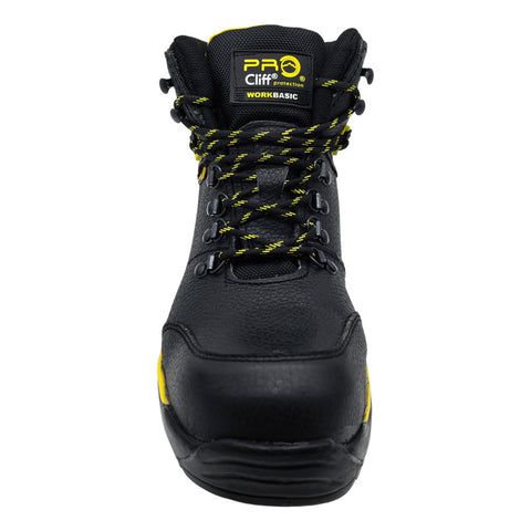 Botas Trabajo Hombre Tactica Botin Piel Casquillo Cliff 5042