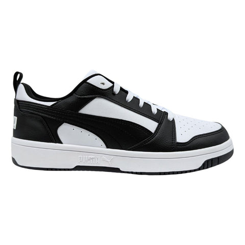 Tenis Puma Rebound V6 Low Hombre 392328 01 Simipiel Ngo-bco Caballero