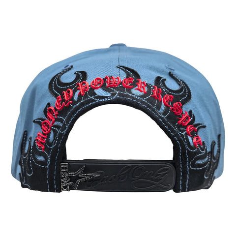 Gorra Cash Only Im Not A Gangster Azul Negro Snapback 040