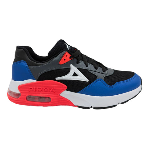 Tenis Para Hombre Pirma Air 5068 Negro Rojo Max