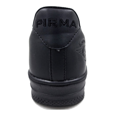 Pirma Tenis Negros Hombres Urbanos Caballero 5002 Semipiel Negro